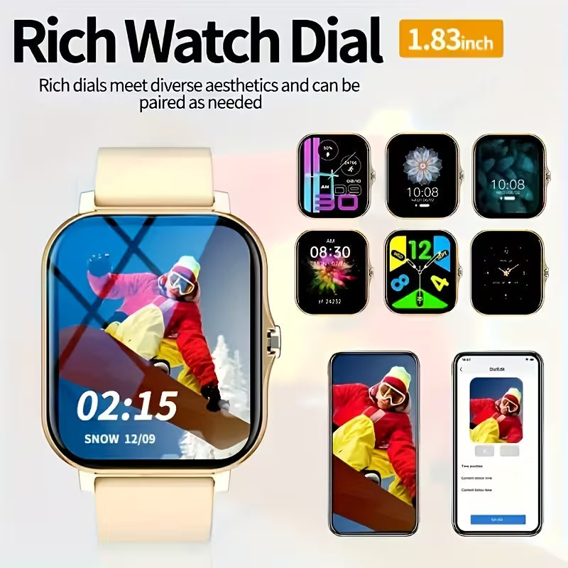 VETXI Smartwatch - Full Touch HD Display , Perfect for Men-Women