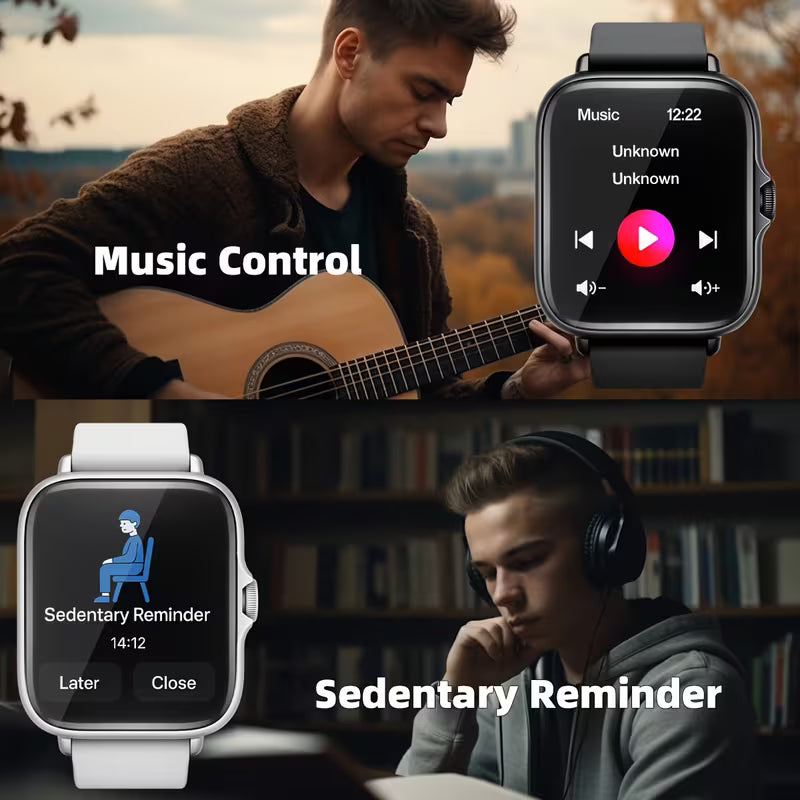 Advanced Smartwatch with 1.83" Full Touch Screen Display