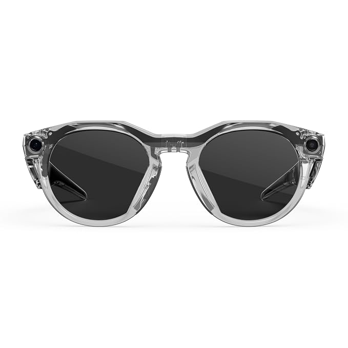 Oakley | Meta HSTN - with Meta AI and Audio, Photo and Video Compatibility - Black, Clear to Amethyst Transitions®