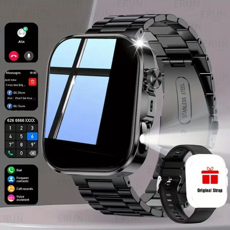 HD Full-Touch Smartwatch - Wireless Calling, Multiple Sports Modes