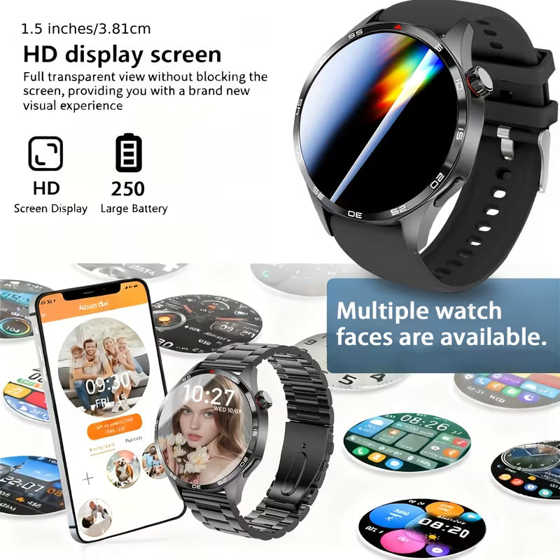 ERUN Flagship Smart Watch - Premium Metal Body Sports Smartwatch with Wireless Calling &amp; Multiple Sports Modes