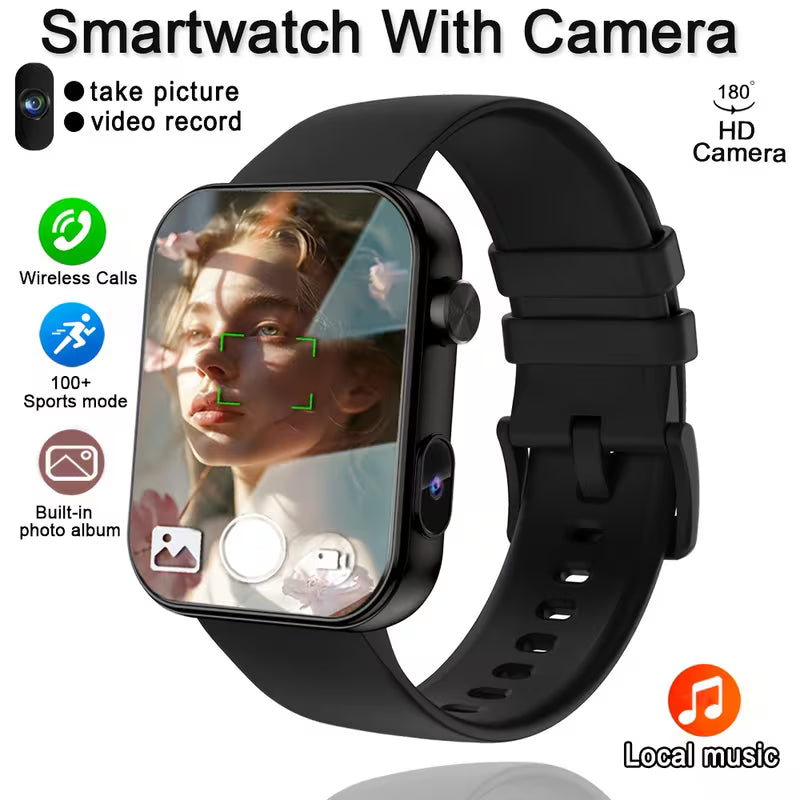 4K Camera Smartwatch with Wireless Calling - Fashion Forward Sports Watch 2025