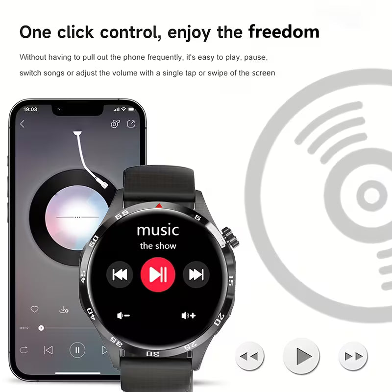 ERUN Flagship Smart Watch - Premium Metal Body Sports Smartwatch with Wireless Calling &amp; Multiple Sports Modes
