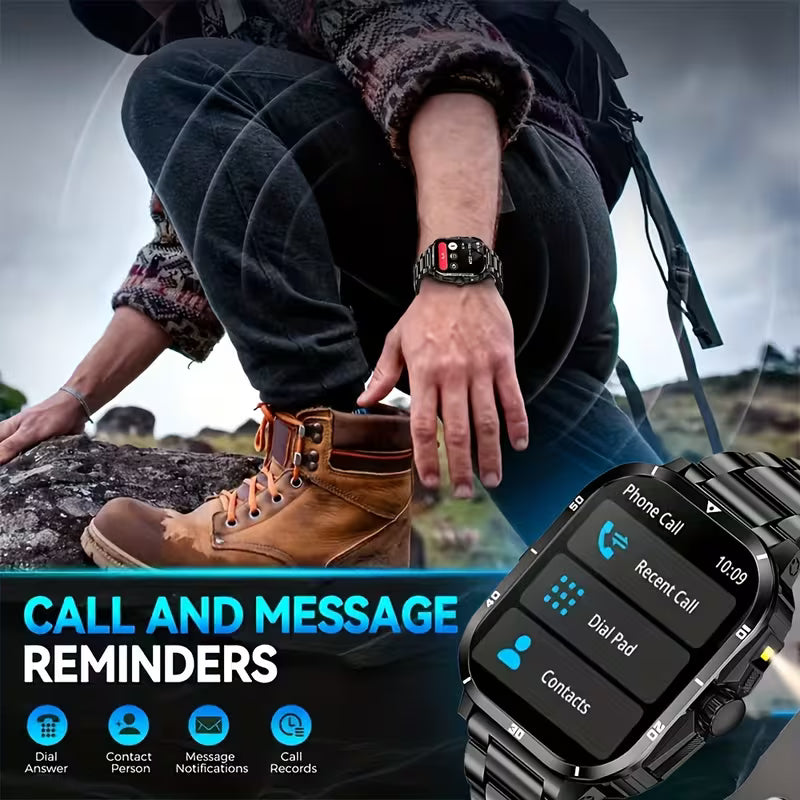 Advanced Outdoor Smart Watch - 2.01" HD Touch Screen Smart Watches