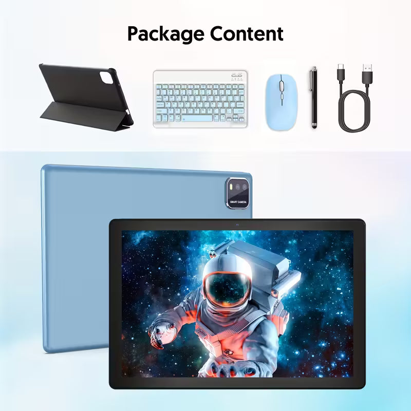 Android 15 10-Inch Tablet Optional Keyboard Bundle