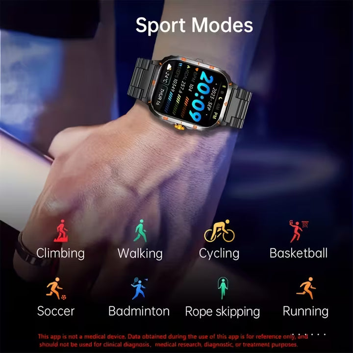 Advanced Outdoor Smart Watch - 2.01" HD Touch Screen Smart Watches