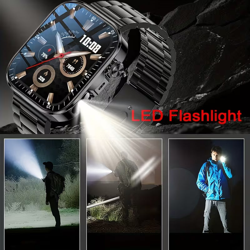 HD Full-Touch Smartwatch - Wireless Calling, Multiple Sports Modes