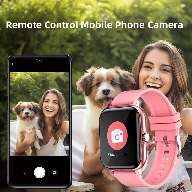 Premium Large-Screen Smartwatch with HD Voice Calls – Android & iPhone Compatible