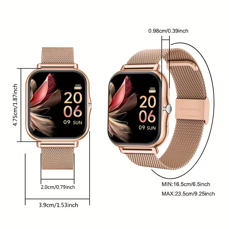Android-Compatible Full Touchscreen Smartwatch for Men and Women