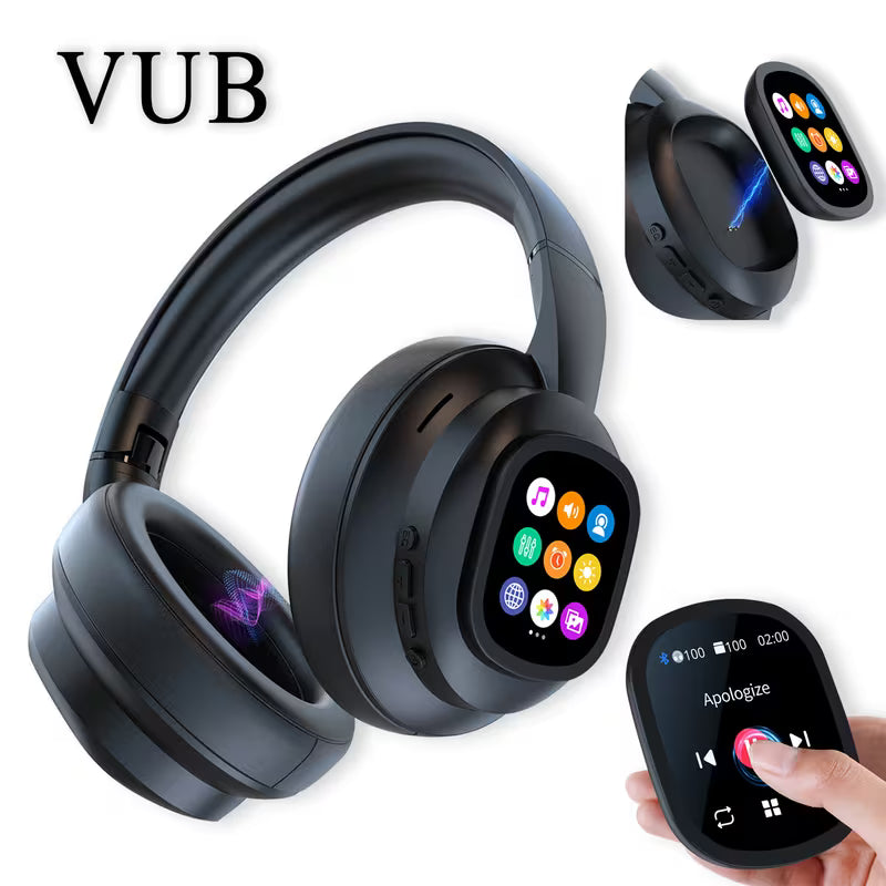 Premium Hybrid Active Noise-Cancelling Headphones with AI Translation &amp; Remote Photography