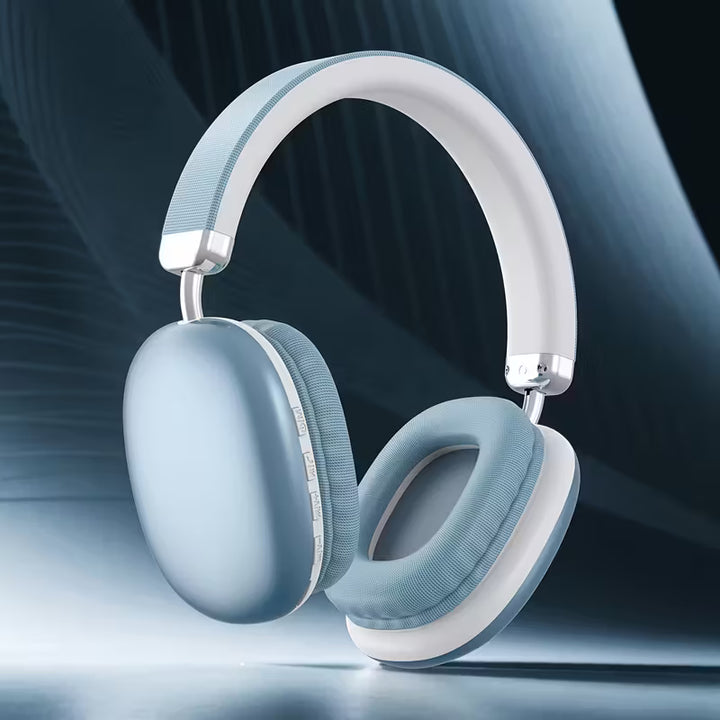 URIZONS B40 Soft Headband Wireless HIFI-Music Headphones - TWS Earphones with Mic, Foldable Design & Gaming Compatible