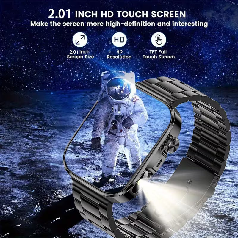 HD Full-Touch Smartwatch - Wireless Calling, Multiple Sports Modes