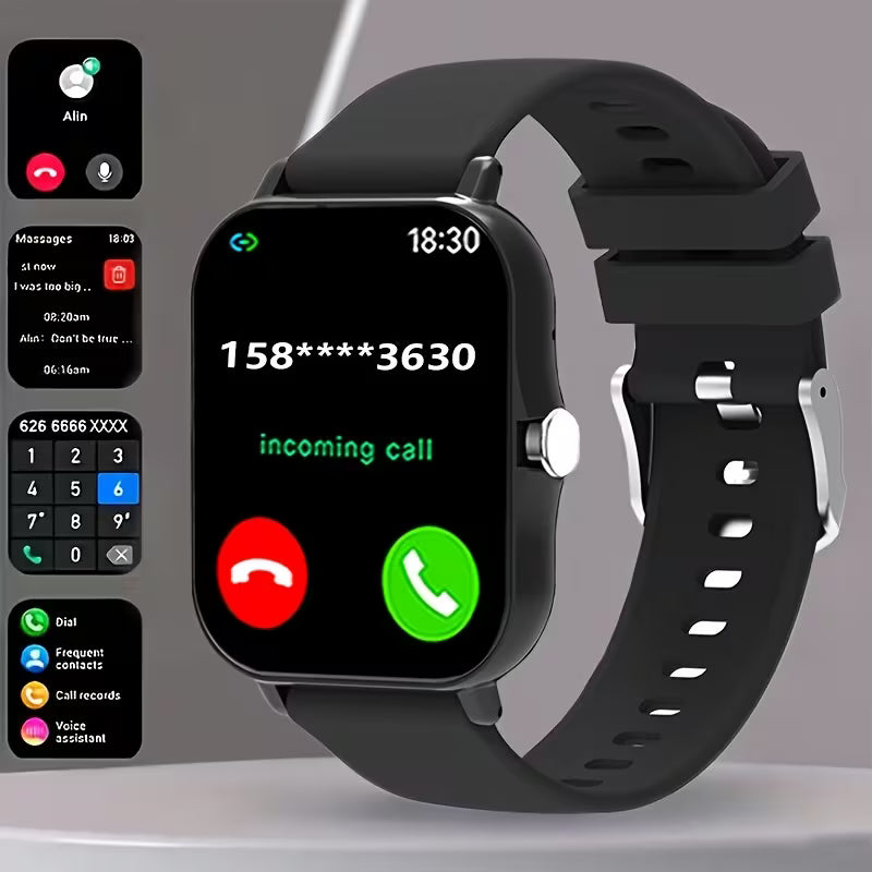 Smart Watch with Wireless Communication, Multiple Sports Modes &amp; AI Voice Assistant for Men and Women