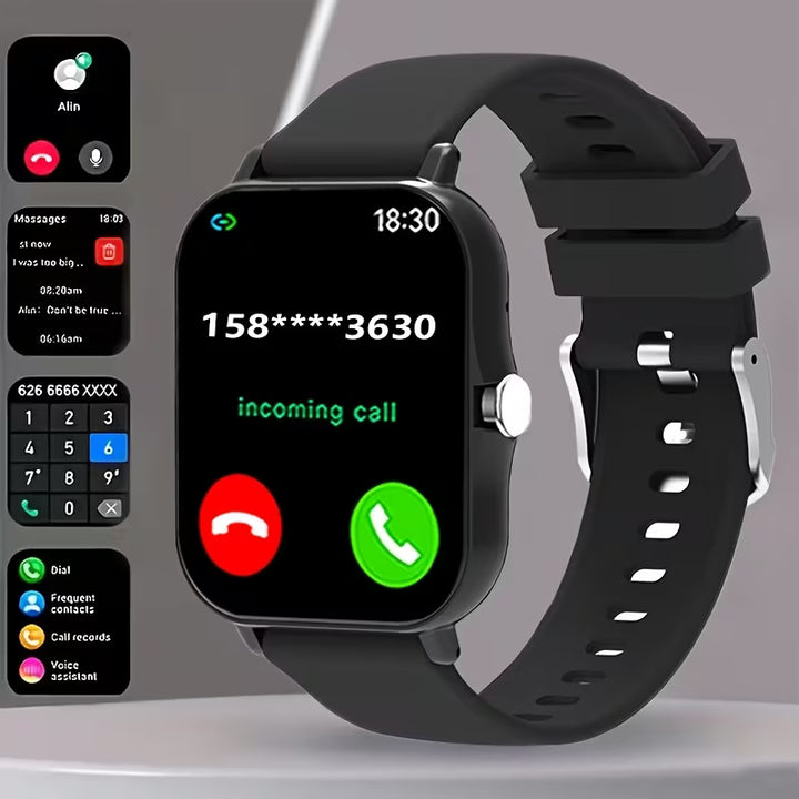 Smart Watch with Wireless Communication, Multiple Sports Modes &amp; AI Voice Assistant for Men and Women