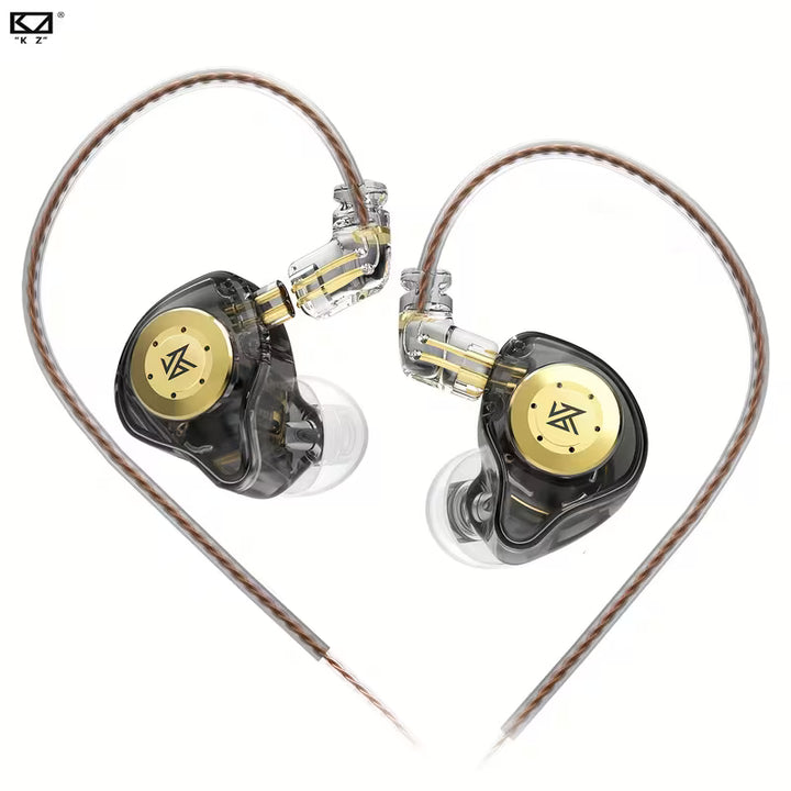 KZ EDX Pro In Ear Monitor Headphones Wired IEM Earphones Dual DD Hifi Stereo Sound Earphones Noise Cancelling Earbuds
