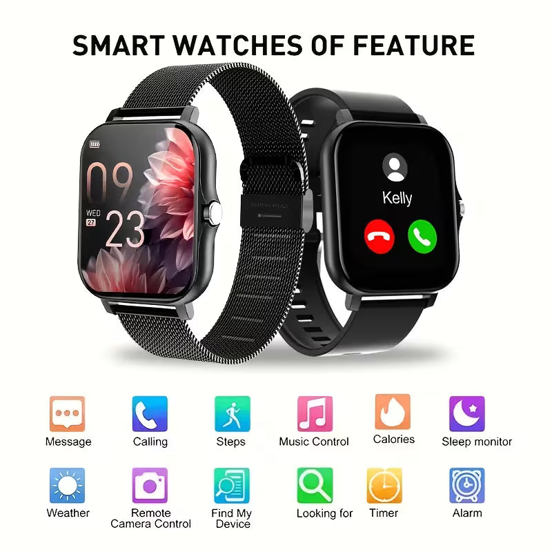 1.83-Inch Touch Screen Smartwatch with Multi-Sport Modes | Smart Watches