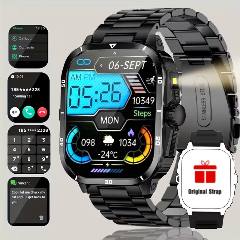 Advanced Outdoor Smart Watch - 2.01" HD Touch Screen Smart Watches