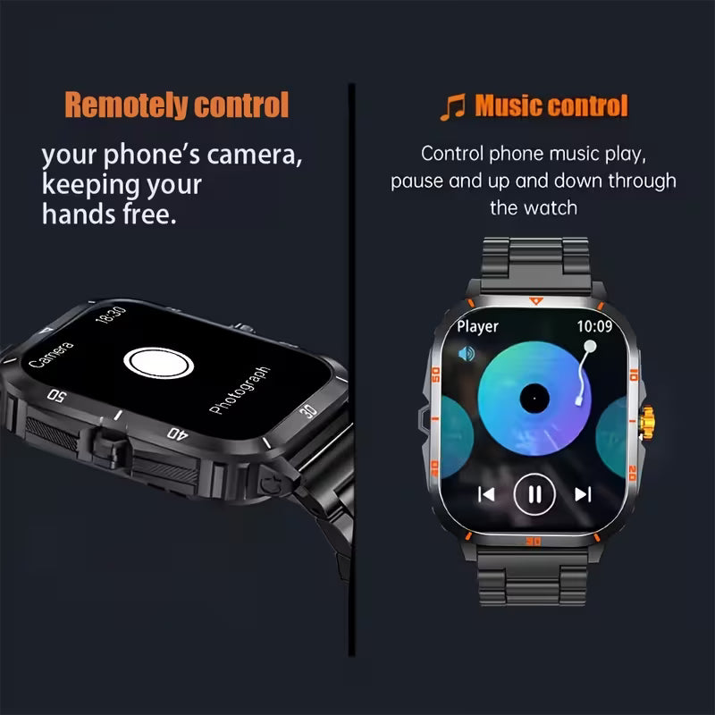 Advanced Outdoor Smart Watch - 2.01" HD Touch Screen Smart Watches