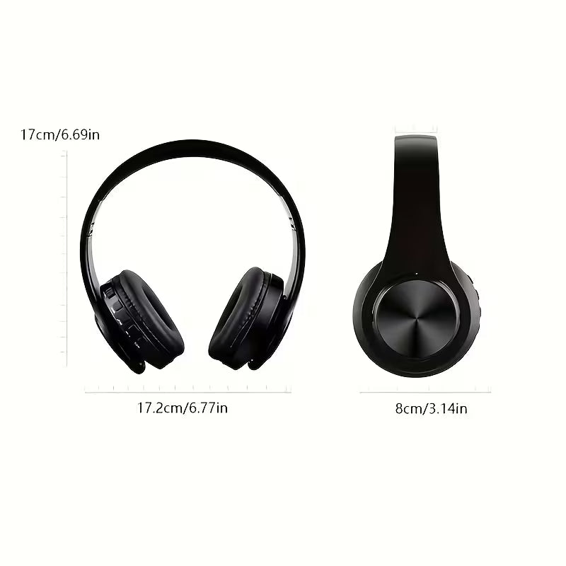 Luminous Wireless Headphones - 3-in-1 Bluetooth, Wired &amp; Plug-in Connectivity