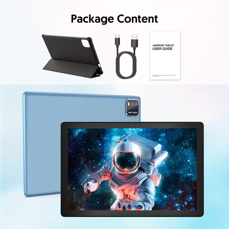 Android 15 10-Inch Tablet Optional Keyboard Bundle