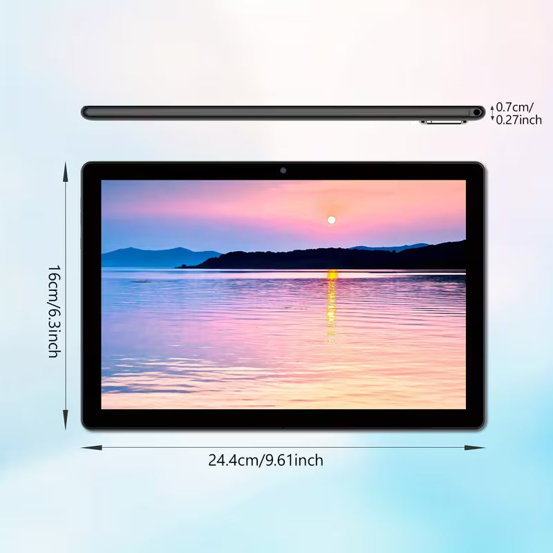 Android 15 10-Inch Tablet with Keyboard & Stylus