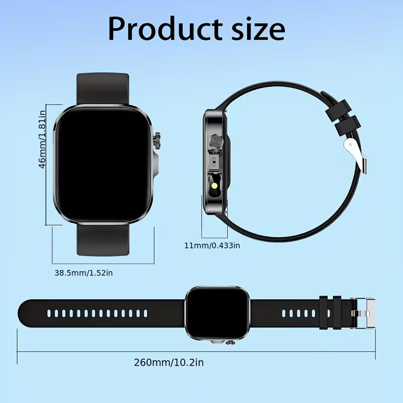 HD Full-Touch Smartwatch - Wireless Calling, Multiple Sports Modes
